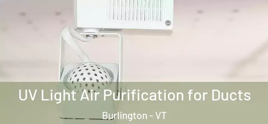  UV Light Air Purification for Ducts Burlington - VT